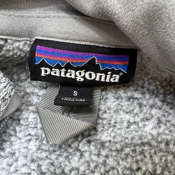 Patagonia Women's Better Sweater Fleece Lined Quarter Zip Grey Size Small - Picture 7 of 10